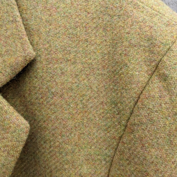 J. Crew Vintage Men's Wool Blend Blazer Mustard Size 40R - Picture 2 of 7